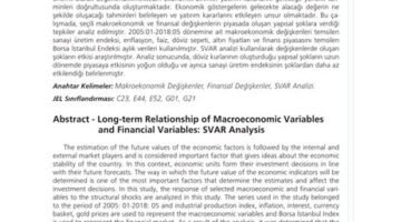 Finansal Piyasalardaki Risk Yönetimi: Makroekonomik Değişkenlerin Analizi ve Portföy Stratejilerine Etkisi.